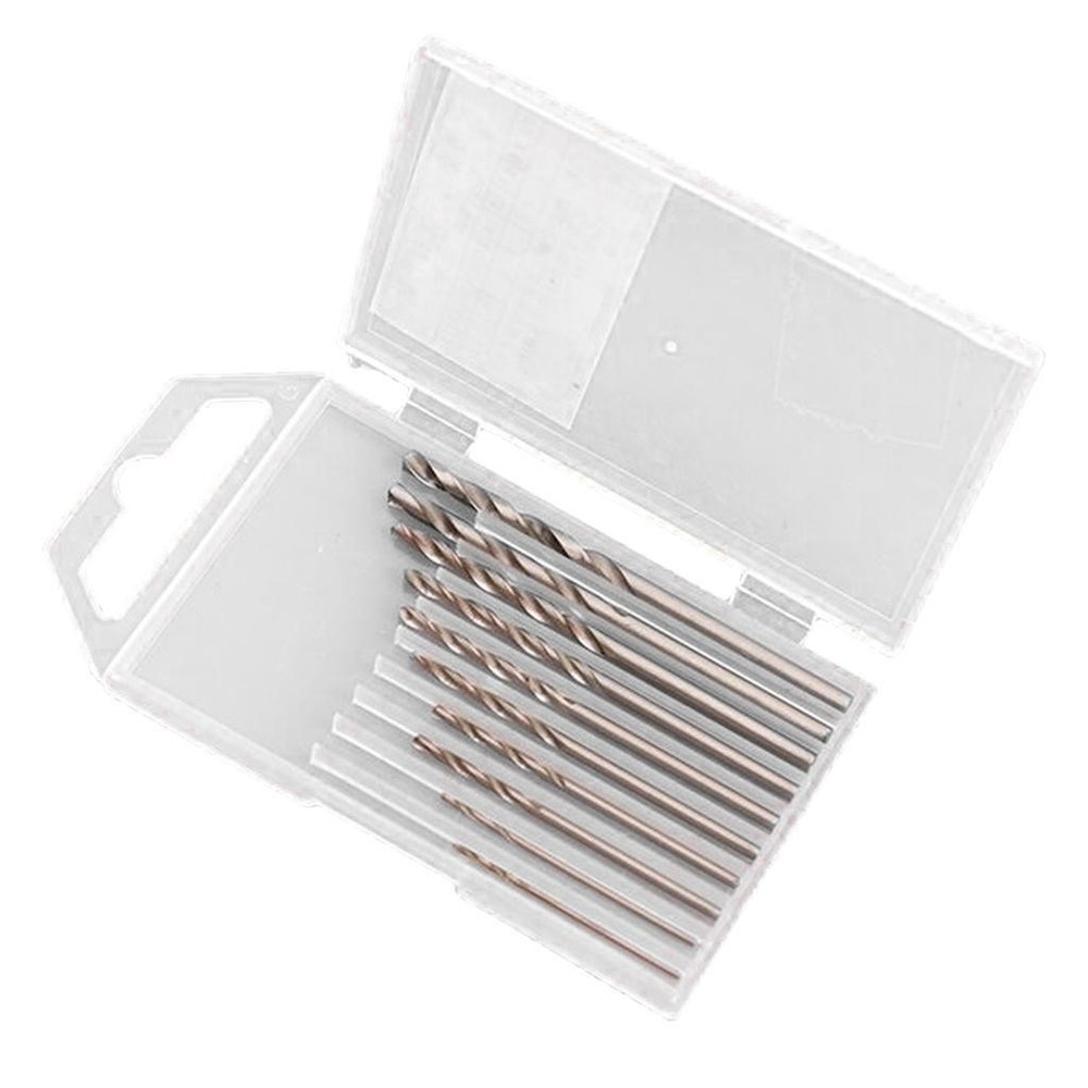 10 Pieces 0.8-3.0 mm Straight Handle Bits for General Low-Hardness Processing