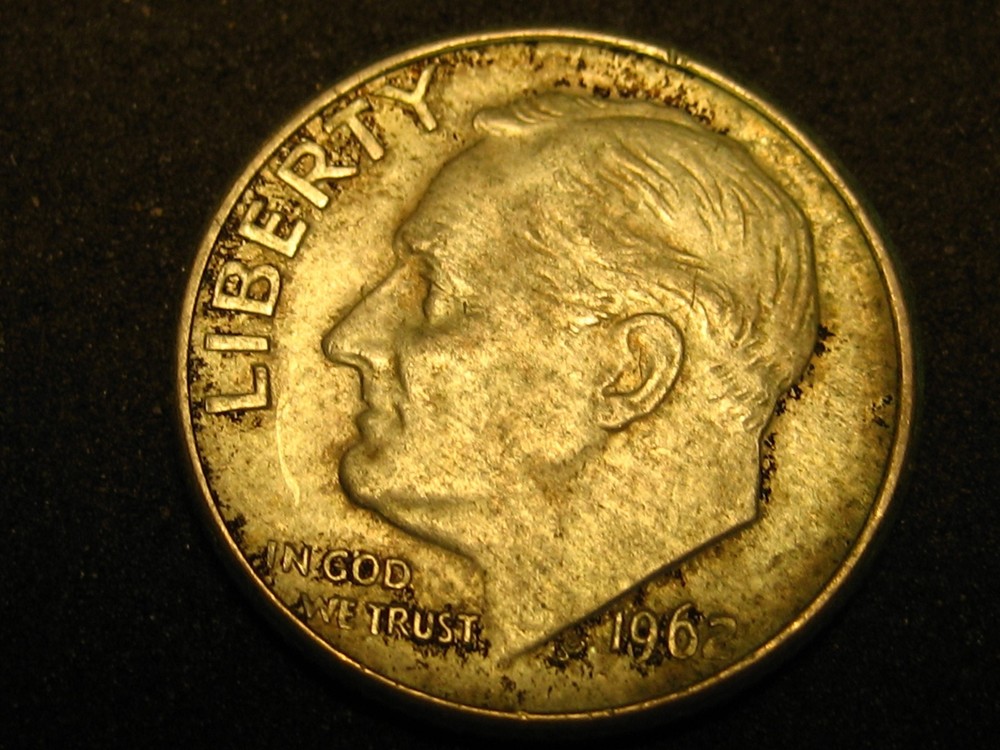 1962-D 90% Silver Roosevelt Head Dime