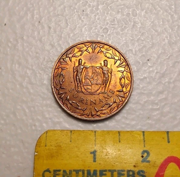 1962 Suriname 1 Cent Coin