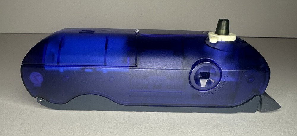 Polaroid I Zone Instant Pocket Camera Clear Blue / Tested Working