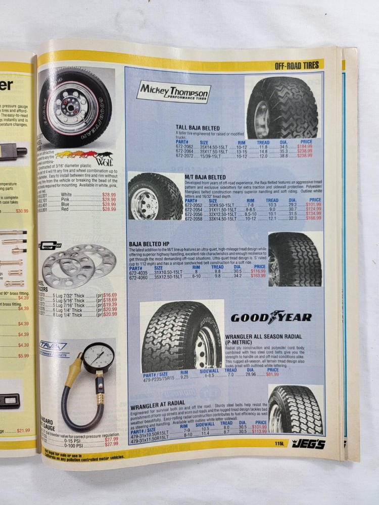 1991 JEG'S Fall & Winter High Performance Automotive Catalog