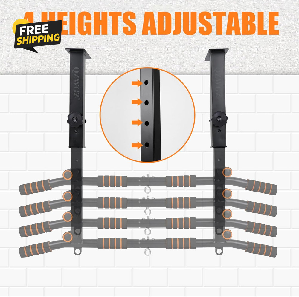 Height Adjustable Pull up Bar, Heavy Duty Pull up Bar, Barmount, Ceiling Mount