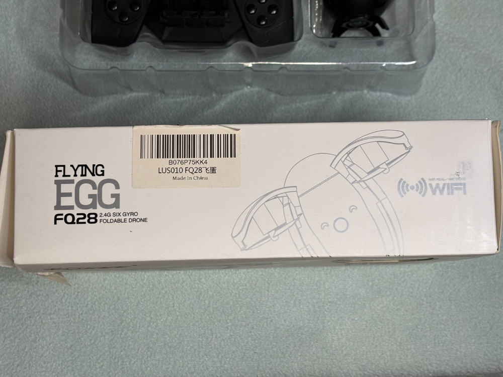 FQ28 Flying egg drone - Black - Used