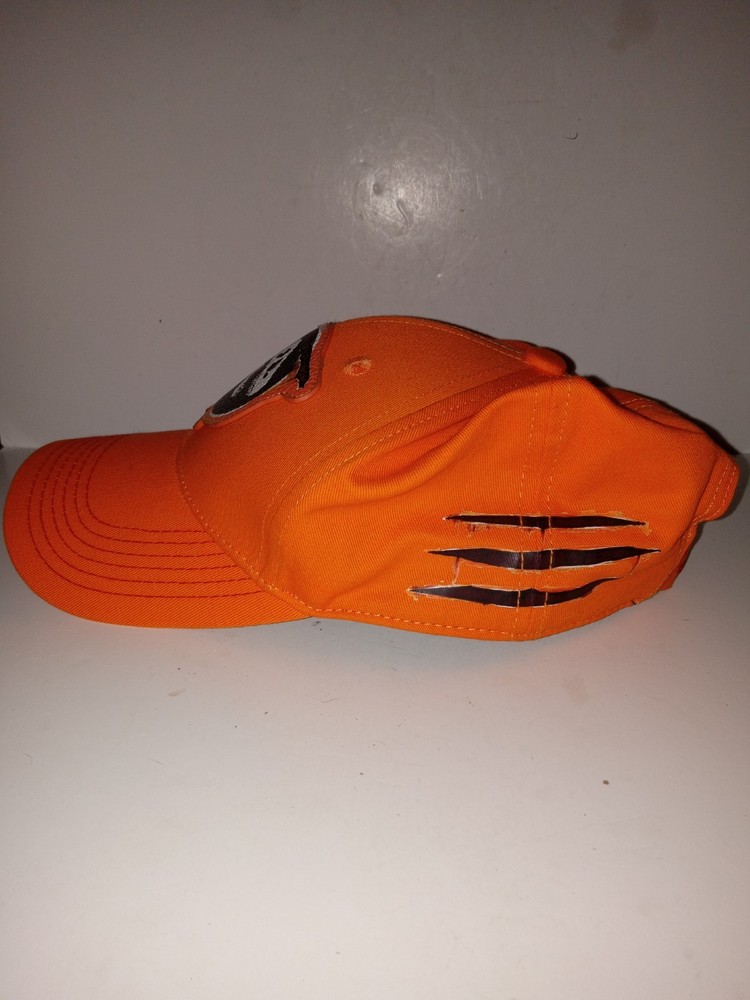Universal Studios Exclusive Jurassic Park Baseball Hat Cap Orange Pre-Owned