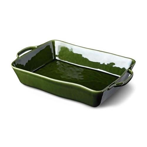 Verde Large Rectangular Stoneware Baker 16” x 10.25” x 3” 150oz Deep Dish