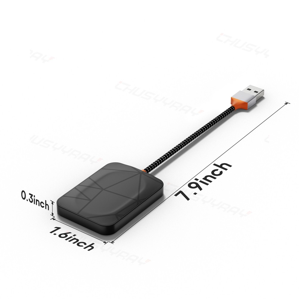 Wireless USB Carplay Adapter Dongle For iPhone Apple Android Auto Plug &Play