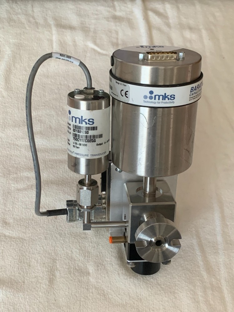 MKS Baratron Capacitance Manometer CV7627D-05 Baratron Isolation System