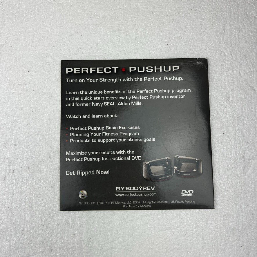 Perfect Pushup Instructional DVD BodyRev
