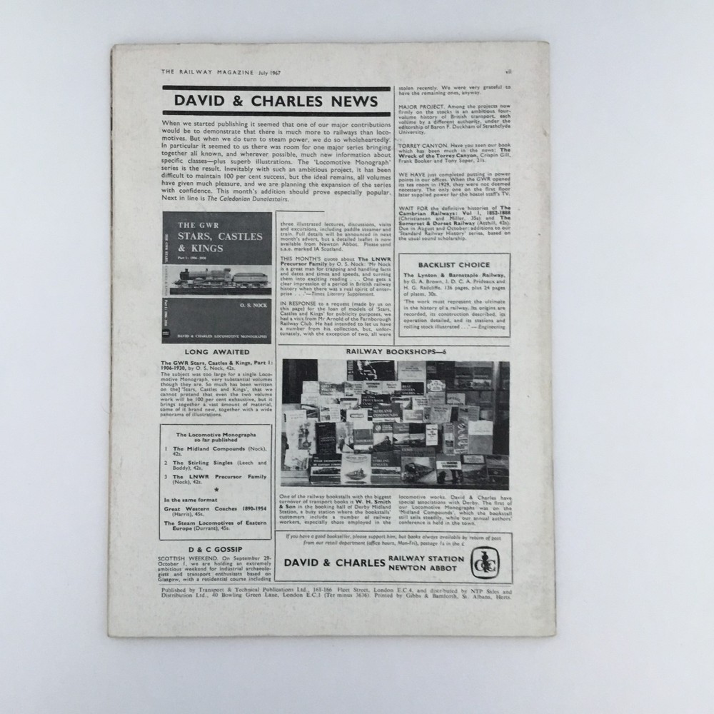 Railway Magazine July 1967