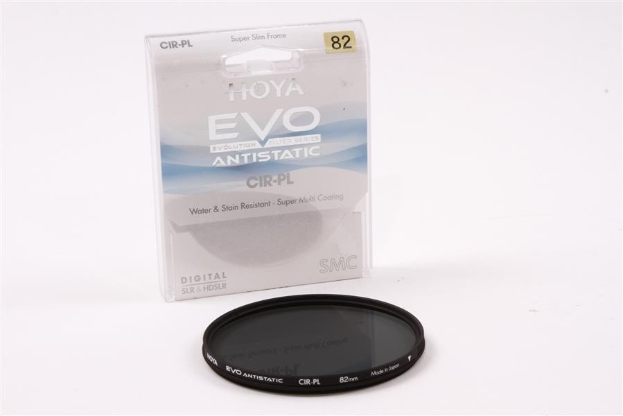 Used Hoya 82mm Evo Antistatic CPL Circular Polarizer Filter