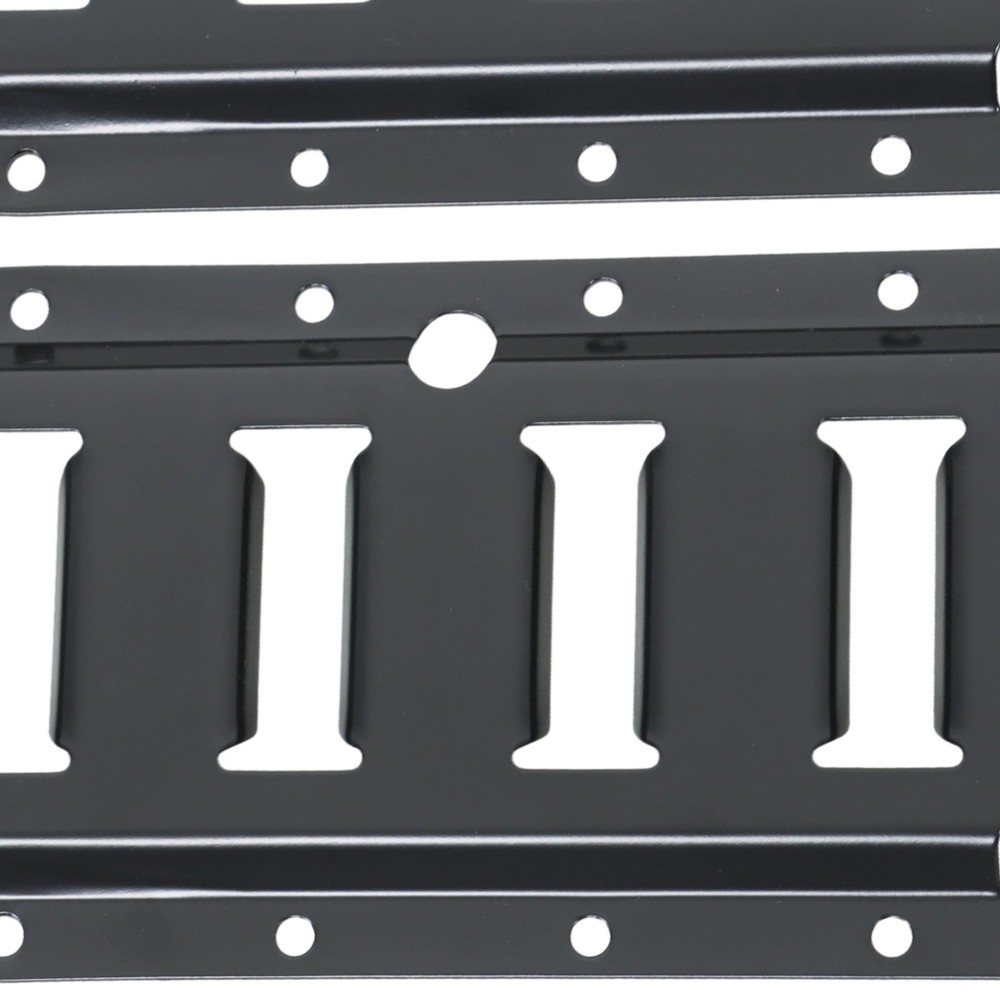 Labwork 8 Pack 4' E Track Tie Down Rail For Garages Vans Galvanized Steel Black