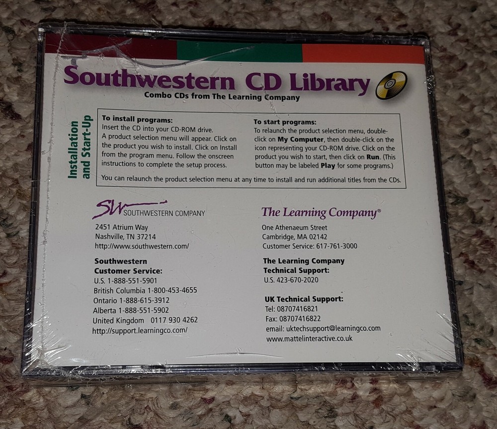 Southwestern CD Library PC Windows NEW/SEALED Learning Berlitz 35 Languages