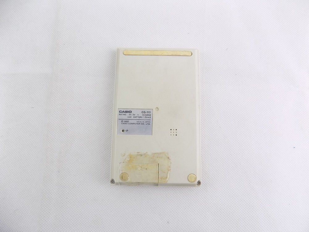 Casio Cosmic Fighter Electronic Handheld Game [Broken Battery Cover]