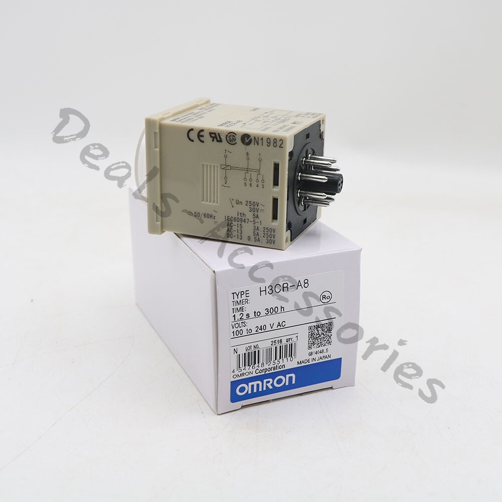 H3CR-A8 New Omron Timer Modules 100-240VAC 50/60HZ (1PCS)