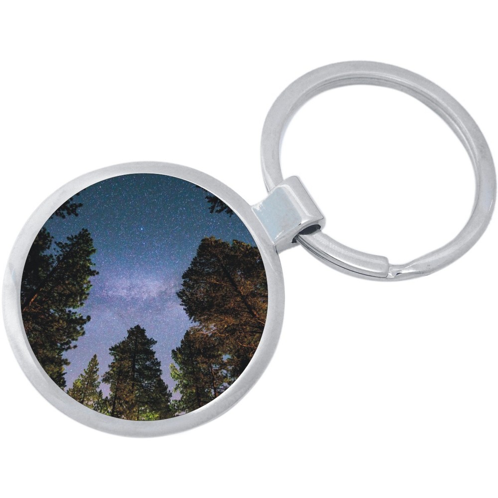 Stars Tree Keychain - Includes 1.25 Inch Loop for Keys or Backpack