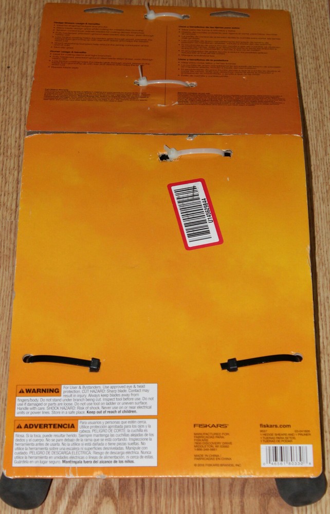 Fiskars 2pc Hedge & Shrub Care Set