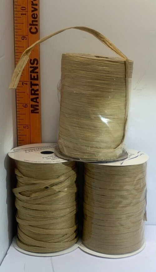 Rafia Ribbon, partial rolls,