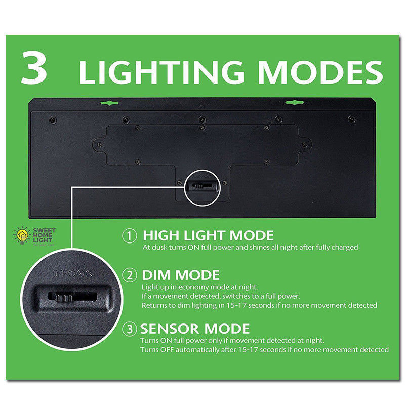 4 Pack Leisure LED Solar Powered 86 LED 3D Wide Angle Motion Sensor Light White