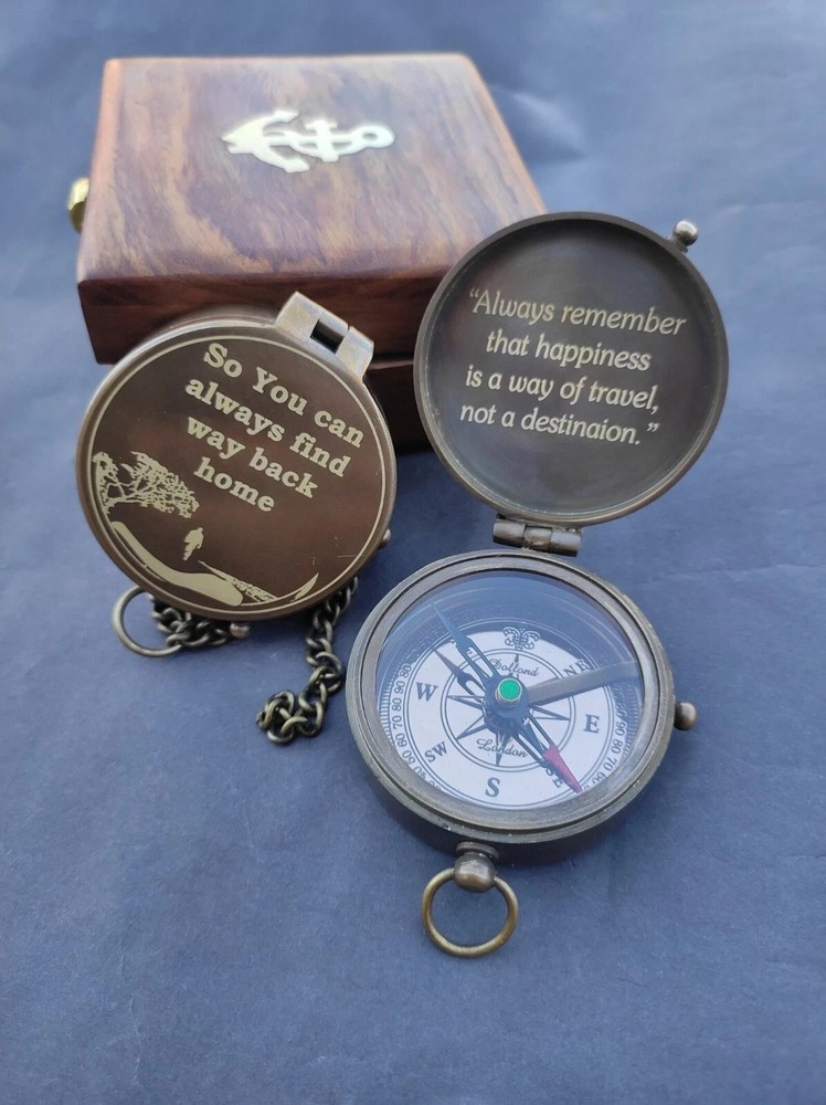 Nautical Brass compass so you can