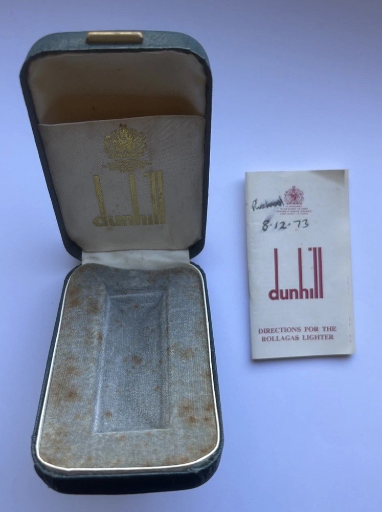 Blue Dunhill Rollagas Box & User Manual