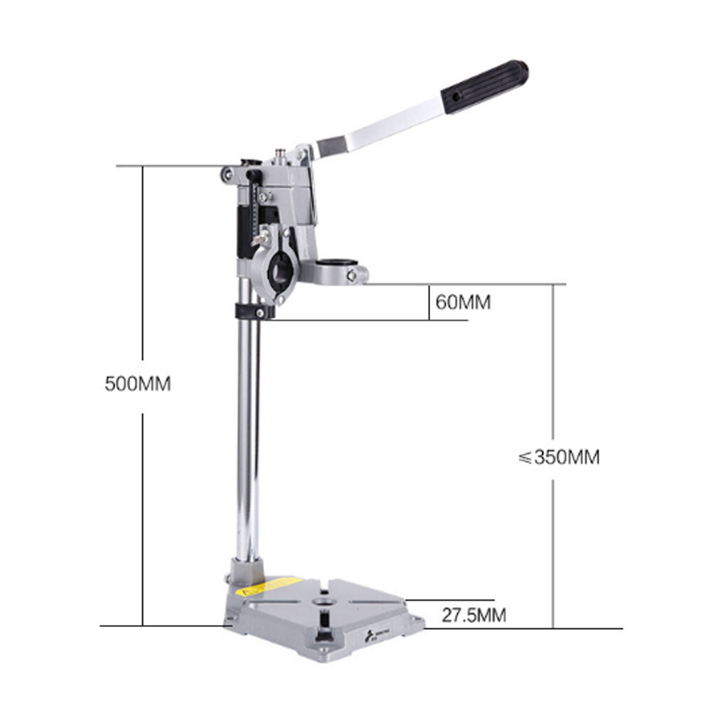 Double Hole Holder Hand Drill Angle Grinder Cast Iron Cutter Holder Support Tool