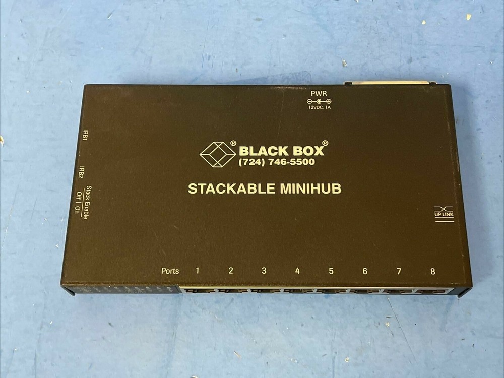 Black Box Stackable Mini (LE2801A) 8-Ports External Hub stackable