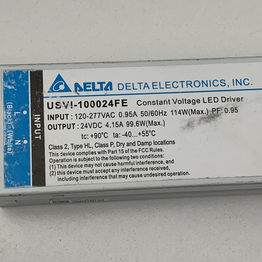 Delta Electronics USVI-100024FE Constant Voltage LED Driver 24V 4.15A 99.6W