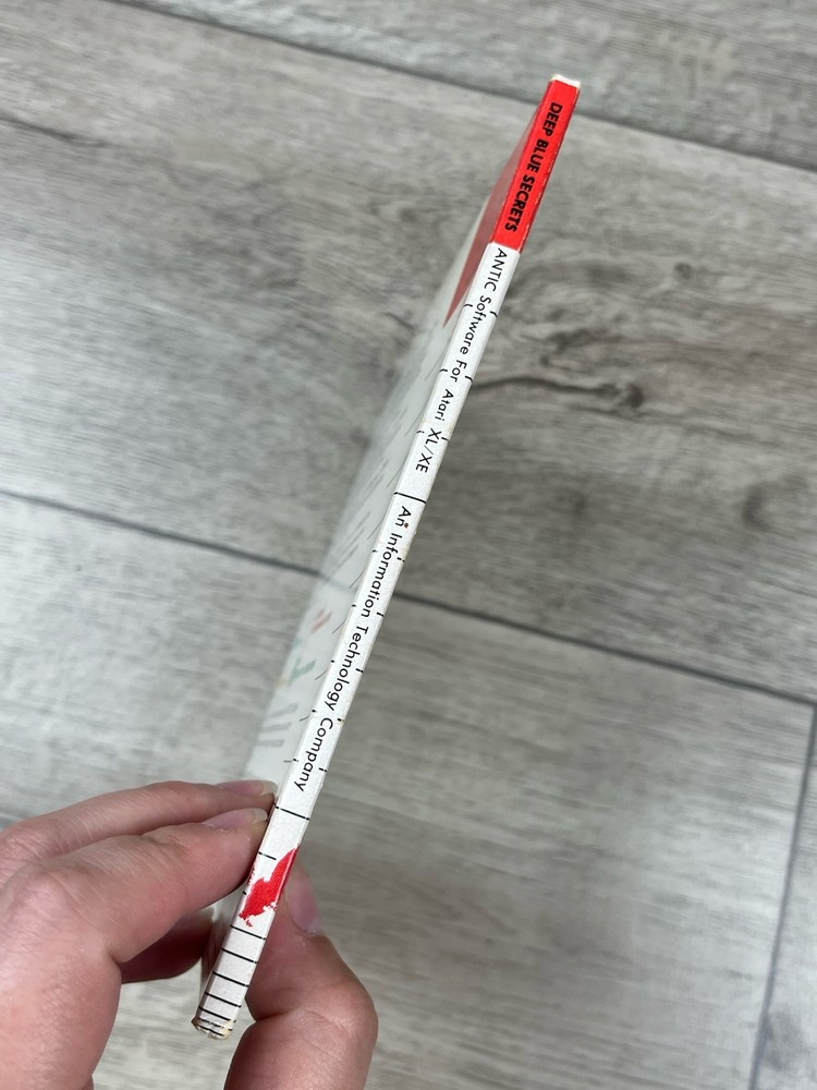 DEEP BLUE SECRETS - Atari 400/800 Computer APX-20179 Software (NO DISK)