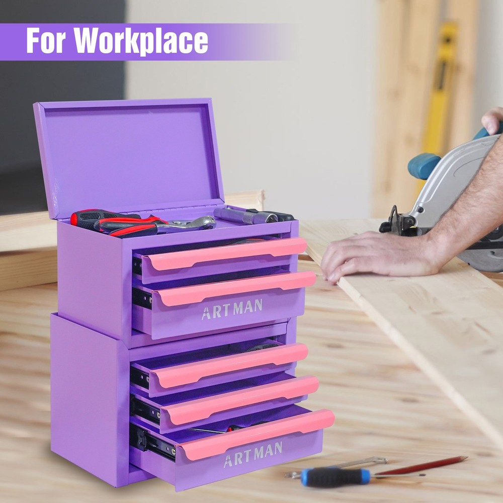 2+3 Layer Drawer-Style Organizer Boxes,Office Desk Workstation Tool Storage Rack