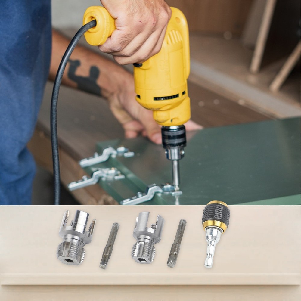 Thread Cutting Tool Hexagonal Shank Coupling Integrated 1-Piece Design