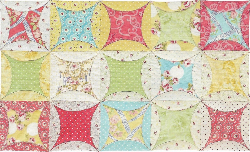 Running in Circles Table Runner quilting pattern instructions