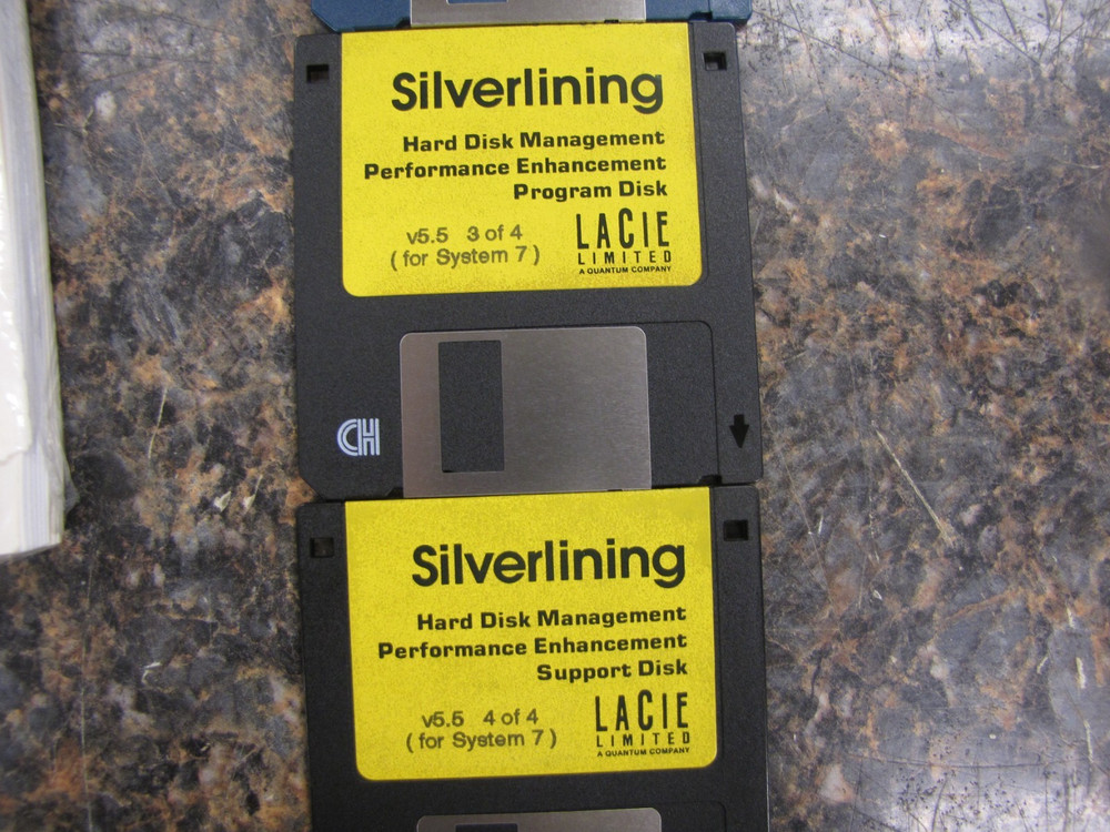 LACIE - Silverlining Hard Disk Management Enhancement Program 3.5" Disks & Guide