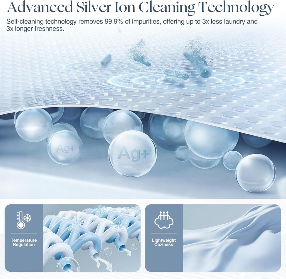 Puresnoo Silver Cooling Comforter | All Season