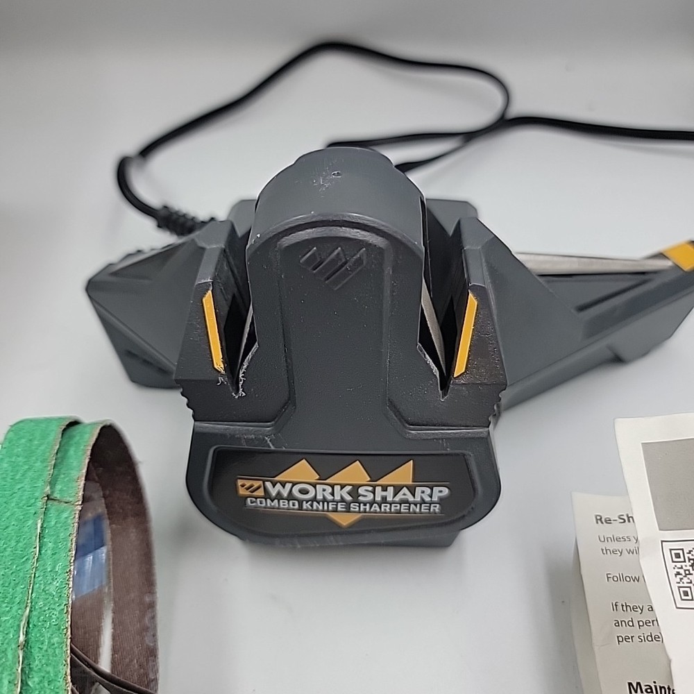 Work Sharp - WSCMB Combo Knife Sharpener Used, With Sand Paper
