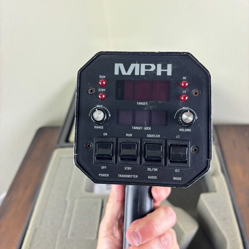 MPH K - 15 Radar Gun, w/Case - Untested