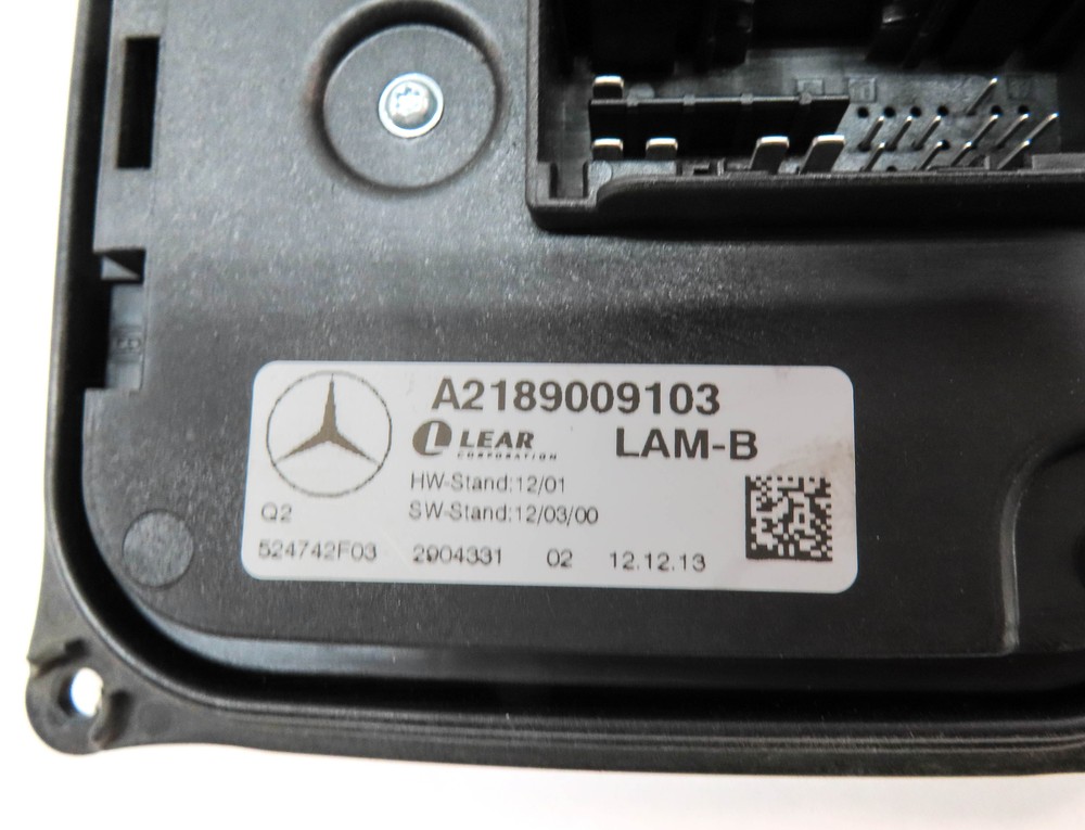 2014 MERCEDES GL450 (X166) RIGHT PASSENGER DAYTIME RUNNING LIGHT CONTROL MODULE