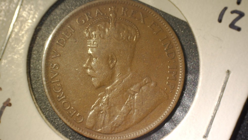 1917 - CANADIAN NFLD - ONE CENT