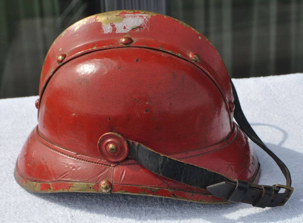 1900s Imperial Germany German BAVARIAN TYPE Original Fireman Firefigther Helmet
