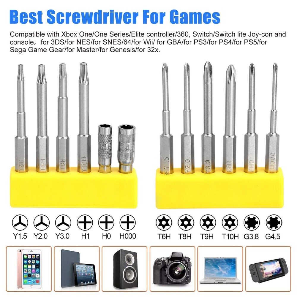 Repair Tool Set Pry Screwdriver Kit for PS5/4 Xbox One Controller Console Switch