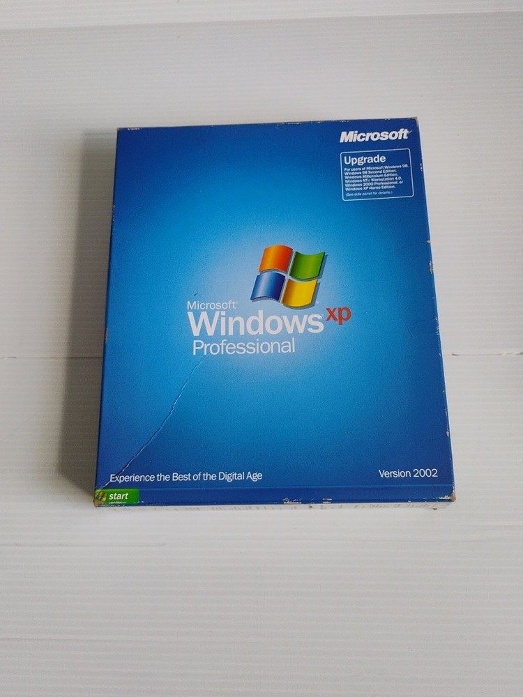 MICROSOFT WINDOWS XP PROFESSIONAL Big Box Upgrade version 2002