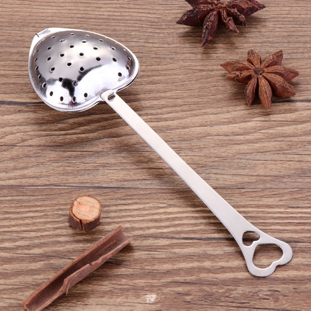 Stainless Steel Loose Tea Leaf Infuser Strainer Filter Diffuser Herbal Spice D