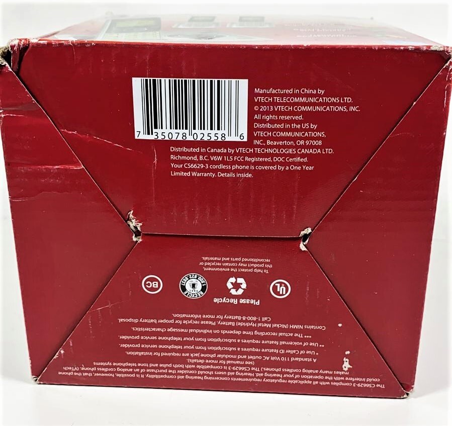 VTECS66293 - CS6629-3 Cordless Digital Answering System