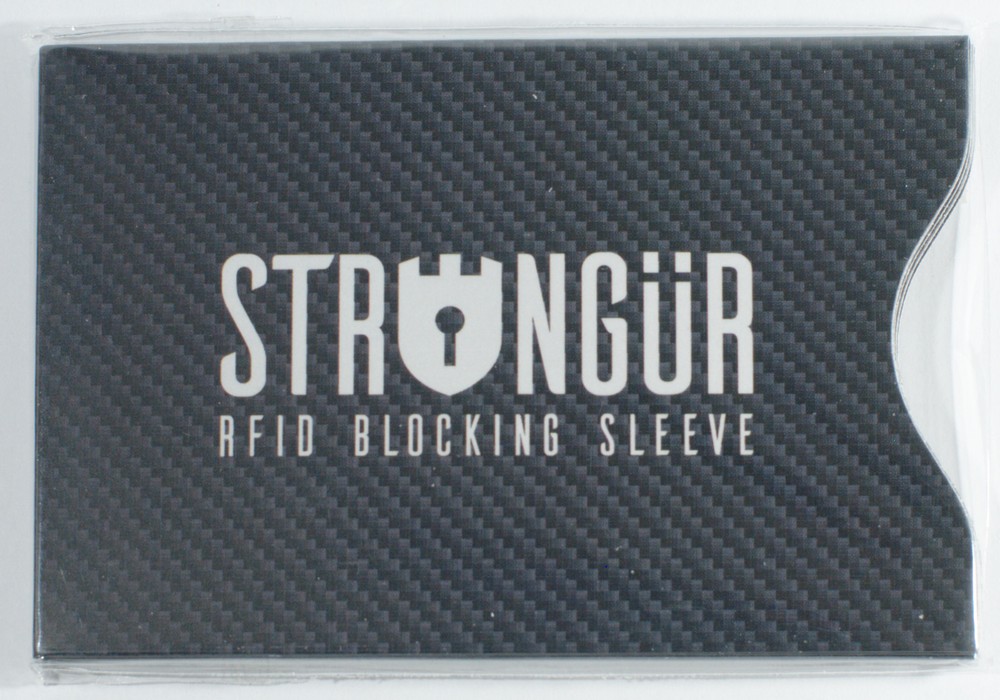 Strongur RFID Blocking Sleeve - Package of 4 Sleeves