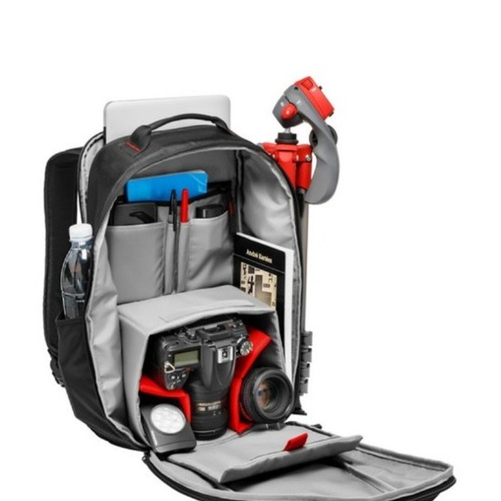 Manfrotto Essential Camera Backpack (Black) Multi Pocket Canvas Bag