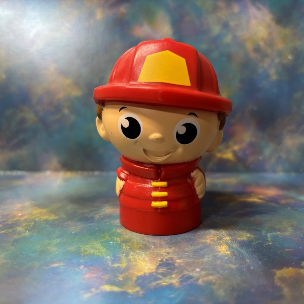Mega Bloks First Builders Fireman Red Outfit Figure