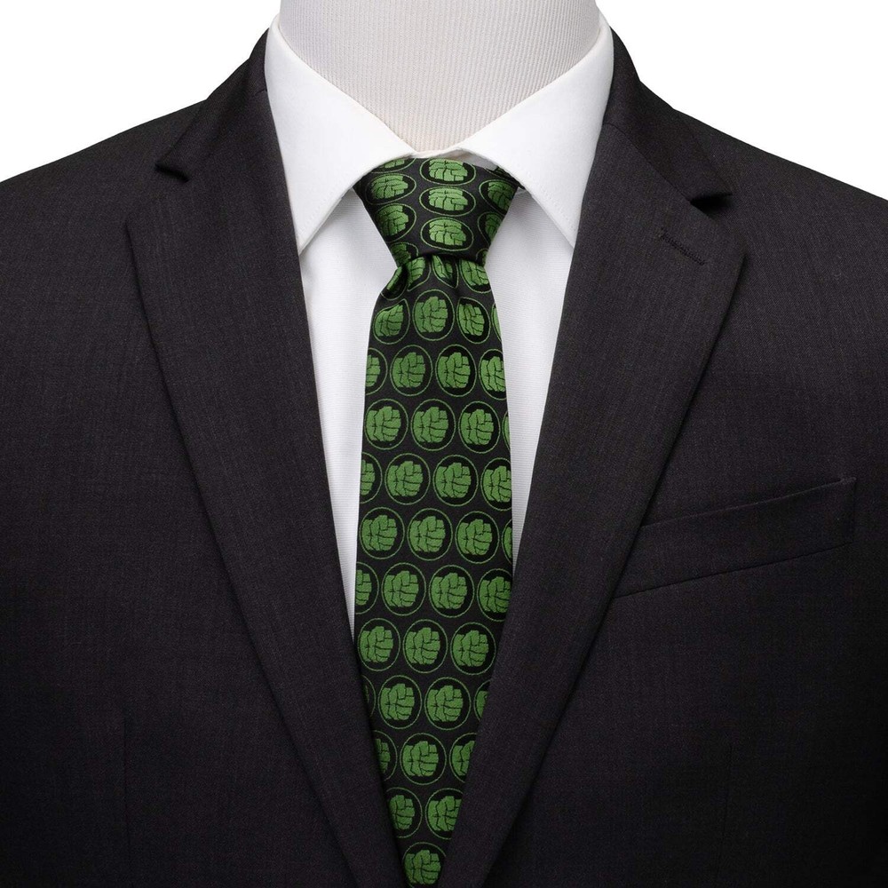 Marvel Hulk Black Men's Tie