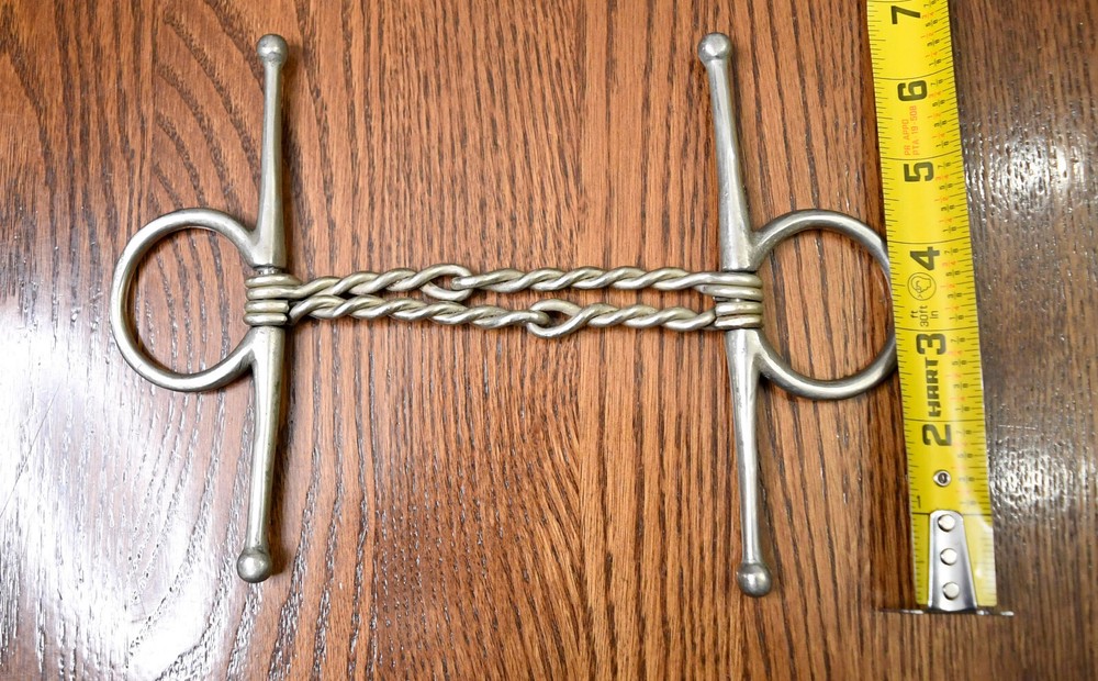 England, full cheek double twisted wire, 4.75”-5”