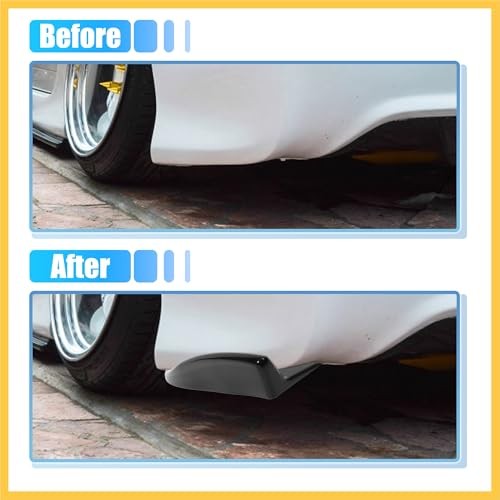 1 Pair Car Universal Rear Bumper Lip Diffuser Splitter Canard Protector Body