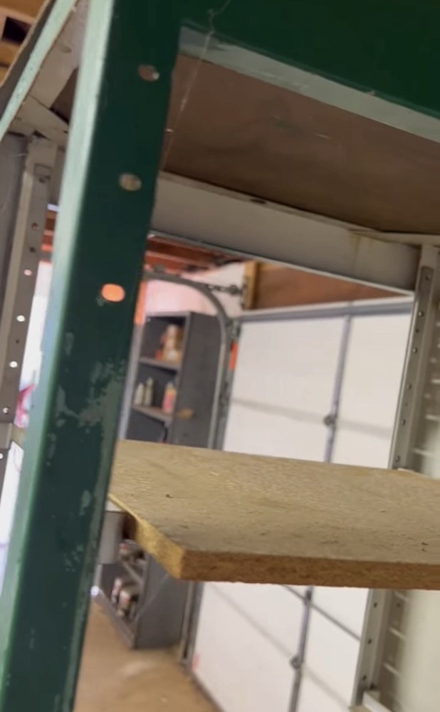 Vintage Metal Chippy Rolling Stand