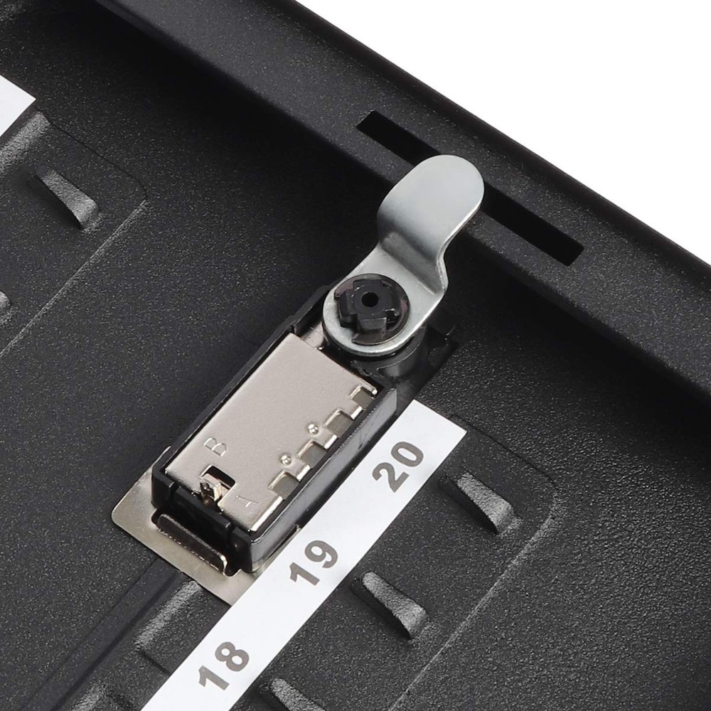 20 Key Storage Lock Box with Code, Wall Mount Metal Security Key Cabinet with...